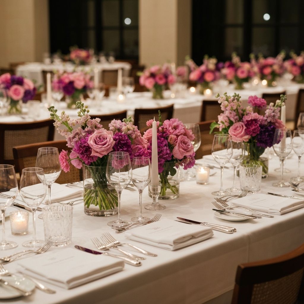 Premium catering setup