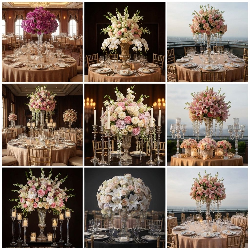Stunning floral arrangements