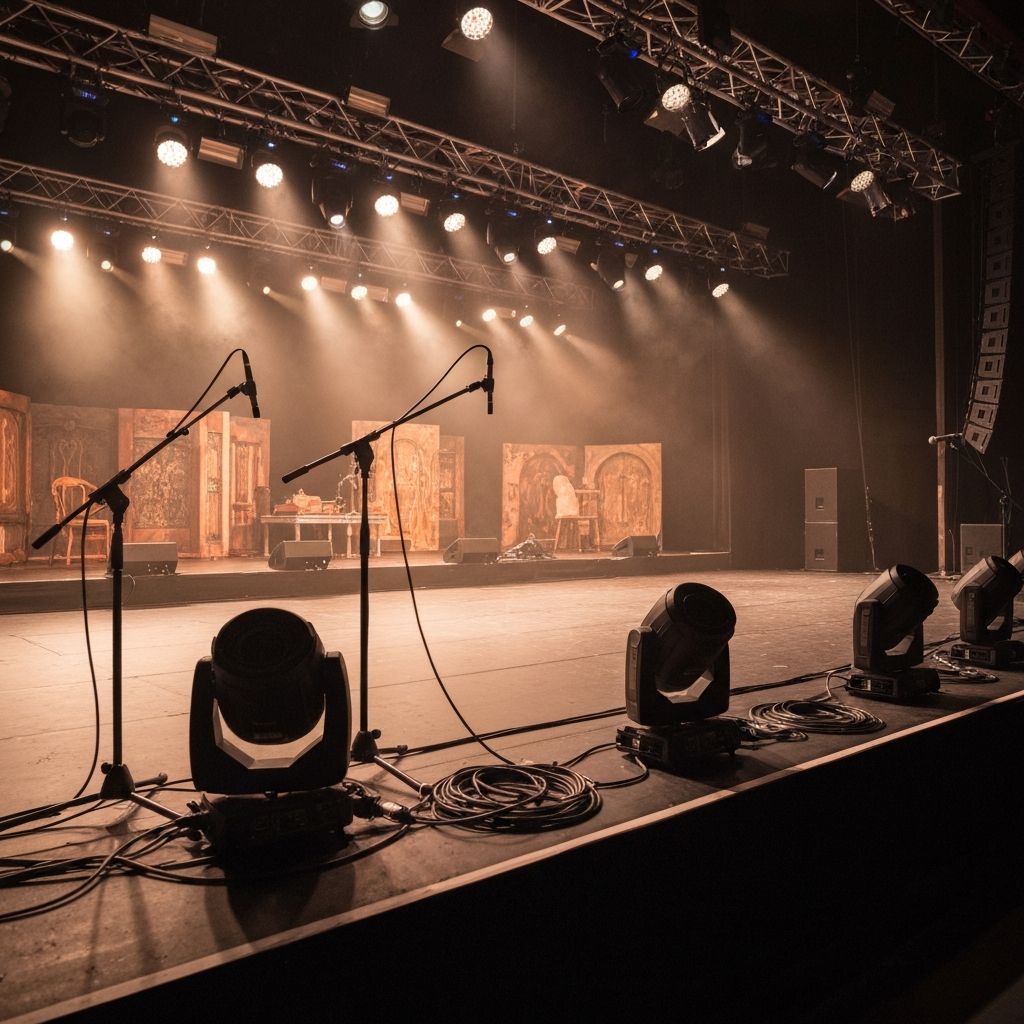Professional stage setup