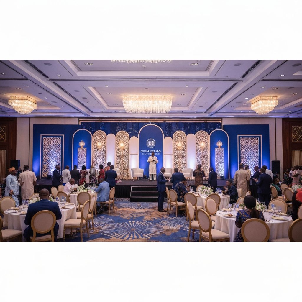 Luxury corporate event